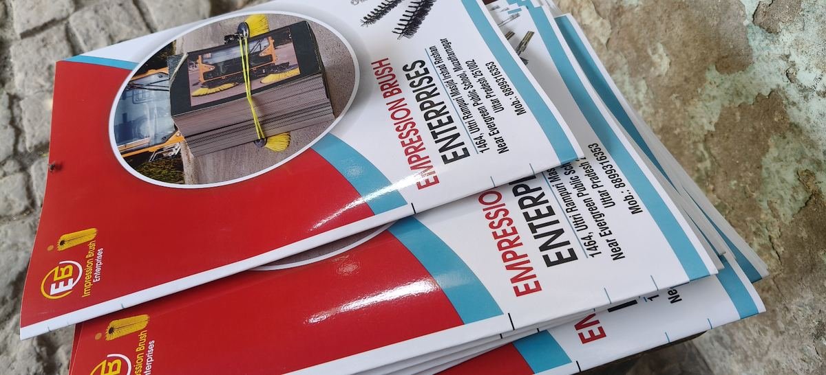 Printed Impression Brush Enterprises product brochures